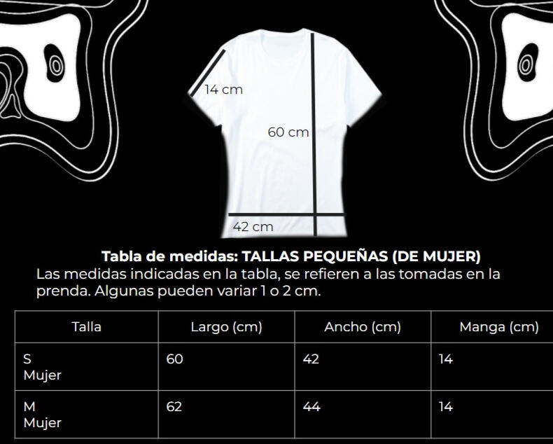 GUÍA DE CAMISETAS PEQUEÑAS BLANCAS